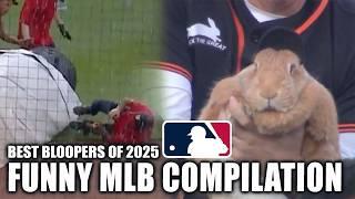 MLB FUNNIEST MOMENTS OF 2025 COMPILATION  ️ Bloopers, critters, wild plays & MORE  | ESPN MLB
