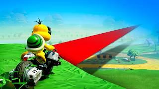 Can you cross Mario Kart World without Turning?