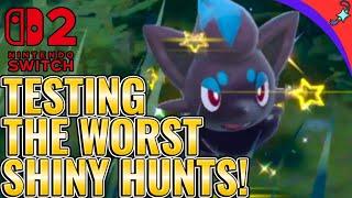 Testing The WORST Shiny Hunts of Pokemon Scarlet Violet on Switch 2!