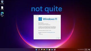 This is NOT Windows 11