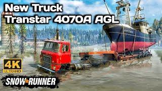 New Truck Transtar 4070A AGL In SnowRunner Season 14 #snowrunner #truck #4k