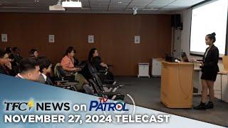 TFC News on TV Patrol | November 27, 2024