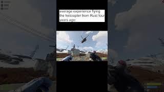 average rust helicopter experience #rust #gaming #funny #funnymoments