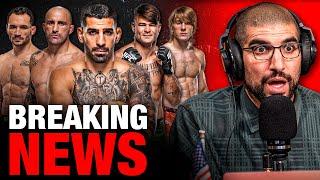 BREAKING: Ilia Topuria Vacates Title, UFC 314 & 315 Blockbuster Main Event Set; Ariel Helwani Reacts