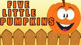 Halloween Song  Halloween Songs For Children  Kids Halloween Song  5 Little Pumpkins  Kids Songs