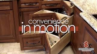 Convenience in motion: Showplace accessories in action.