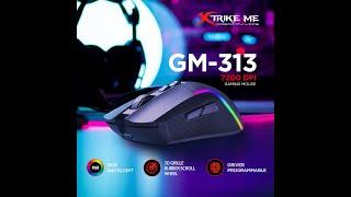 XTRIKE ME GAMING MOUSE GM-313 WITH RGB BACKLIT