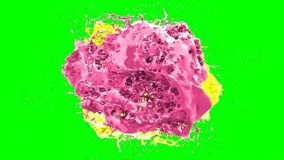 Paint Splash / Respingo de Tinta - Green Screen / Chroma Key