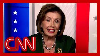 Pelosi reacts to Liz Cheney saying Speaker Johnson won’t do the right thing in January