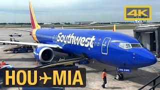 Southwest Airlines Boeing 737 MAX 8, Houston Hobby HOU Miami International Airport MIA, Trip Report