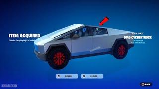 How To Get the OMG! Cybertruck Car Body NOW FREE In Fortnite (Tesla Cybertruck)