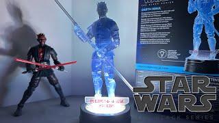 Star Wars The Black Series Darth Maul Holocomm Collection figure review