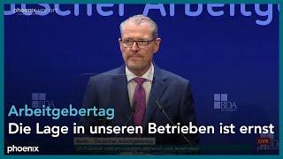 Deutscher Arbeitgebertag mit u.a. Steffen Kampeter, Rainer Dulger und Olaf Scholz am 17.10.23