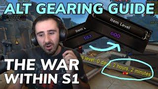 Gearing Guide for War Within Season 1 Alts