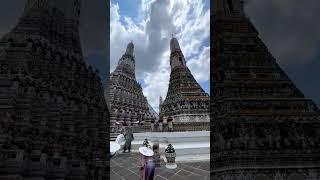 "Wat Arun: The Temple of Dawn Illuminating Bangkok's Skyline"  #WatArun #TempleOfDawn #BangkokIcon
