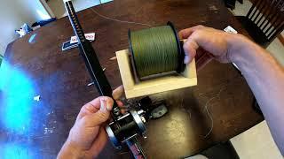 How to Spool a Round Baitcasting Reel - Spooling an Abu Garcia Ambassadeur 6500 C3