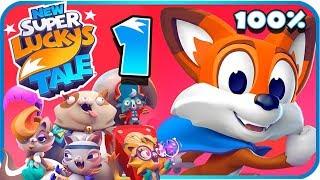 New Super Lucky's Tale Walkthrough Part 1 (Switch, PS4) 100% World 1: Sky Castle