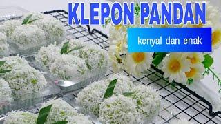 RESEP KLEPON PANDAN KENYAL DAN ENAK