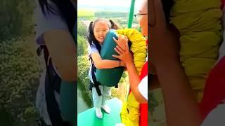 Kids Bungee Jumping | Bungee Jumping | bungy jump #ytshorts #shorts #trendingshorts