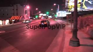 Max Winkler takes a drive in West Hollywood at Celebrity ...