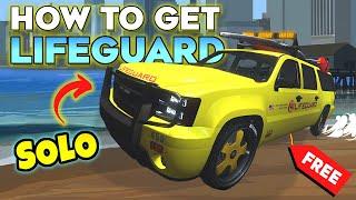 GTA 5 Online How to Get Lifeguard Vehicle Solo for Free (RARE Vehicle)