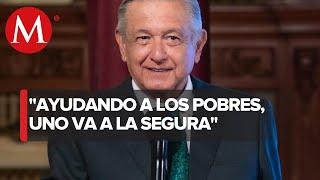 "No es un asunto personal, es un asunto de estrategia política": AMLO sobre apoyo a los pobres