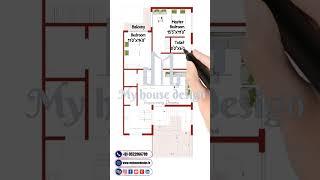 28X60 First Floor Plan ll 1680 sqft ll #myhousedesign #viral #sketchup #paidof