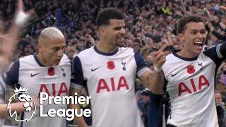 Dominic Solanke's cheeky chip gives Tottenham 2-1 lead v. Aston Villa | Premier League | NBC Sports