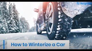 How to Winterize a Car