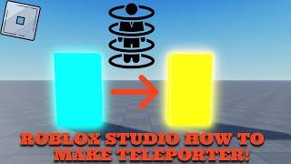 ROBLOX STUDIO HOW TO MAKE TELEPORTER!