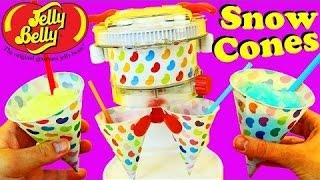 Candy Snow Cone Maker JELLY BELLY Dual Ice Dessert Make 2 Icee Treats at Once by DisneyCarToys