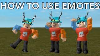 HOW TO USE EMOTES IN ANY GAME! Roblox