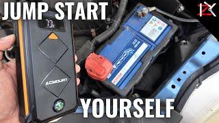 LIFE SAVER - How To Jump Start A Car Battery - Jump Start Your Dead Battery YOURSELF + Powerbank