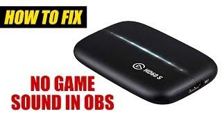 [ Fixed ] No Sound Elgato Capture HD60 & HD60 S in OBS [ Quick Fix Tutorial ]