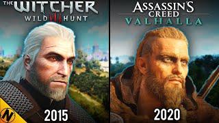 Assassin's Creed: Valhalla vs The Witcher 3: Wild Hunt | Direct Comparison