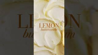 About to put this lemon buttercream frosting on a lemon cake because YUM  #cake #lemoncake #shorts