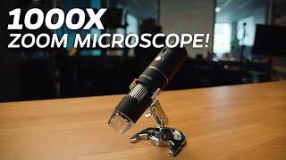 This Microscope Has 1000X ZOOM! - Skybasic Wireless Digital Microscope Review (Amazon)