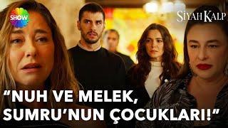 Sumru, Nuh ve Melek'in çocukları olduğunu açıkladı! | Siyah Kalp 8. Bölüm