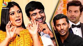 Varalakshmi's Punishment to Arya & Vishal : Hilarious Interview | Sathish | Mr. Chandramouli