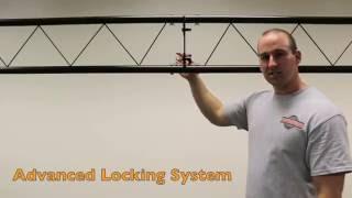 CedarsLink LK-XC15 15' Metal Crank Up Lighting Truss System Overview