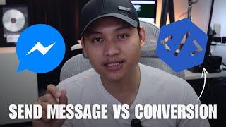 Send Message vs Conversion Ads: Which Meta Ad is Best for You? #facebookads #metaads