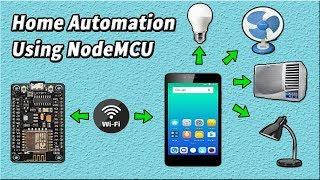 Home Automation Using NodeMCU | iot projects | firebase | nodemcu esp8266