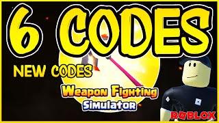 6 NEW WORKING CODES for ️WEAPON FIGHTING SIMULATOR ️ Update 140️Roblox 2024️Codes for Roblox TV