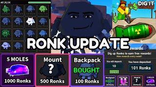 I GOT EVERY RONK AND COMPLETED THE RONK UPDATE IN DIG IT