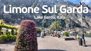  Limone Sul Garda, Lake Garda Most Beautiful Town (4K HDR)