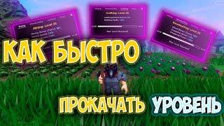 КАК БЫСТРО ПРОКАЧАТЬ УРОВЕНЬ В The Survival Game | Roblox