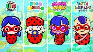 Uğur Böceği Üçüzleri Avatar World, Toca Boca ve Miga World’de Evlat Edinildi! Toca Life Hikayesi