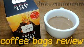 Taylors Of Harrogate Hot Lava Java Coffee Bags Review.