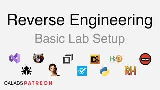 Reverse Engineering LAB Setup Tutorial (updated)