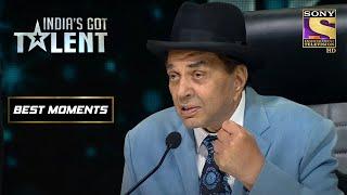 Lata जी की ख़ासियत बताते हुए Dharmendra जी | India's Got Talent |Kirron K, Shilpa S, Badshah, Manoj M